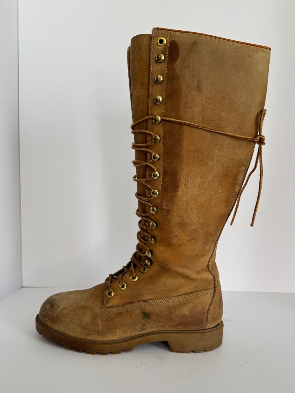 Rare Vintage 1990’s Timberland Knee High Leather Boots size 8 - Picture 6 of 15